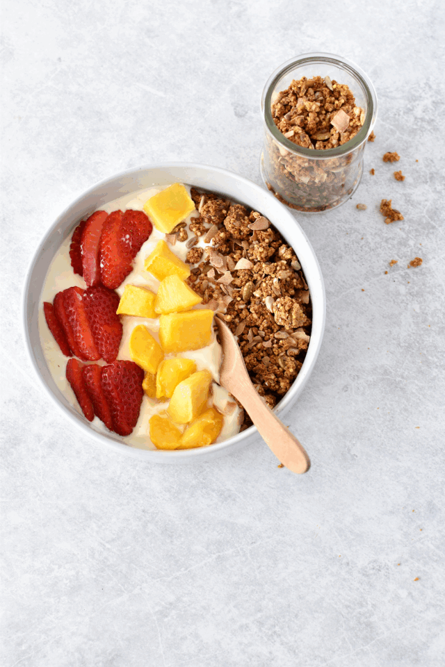 Lupin Granola Yoghurt Bowl - Grains & Legumes Nutrition Council