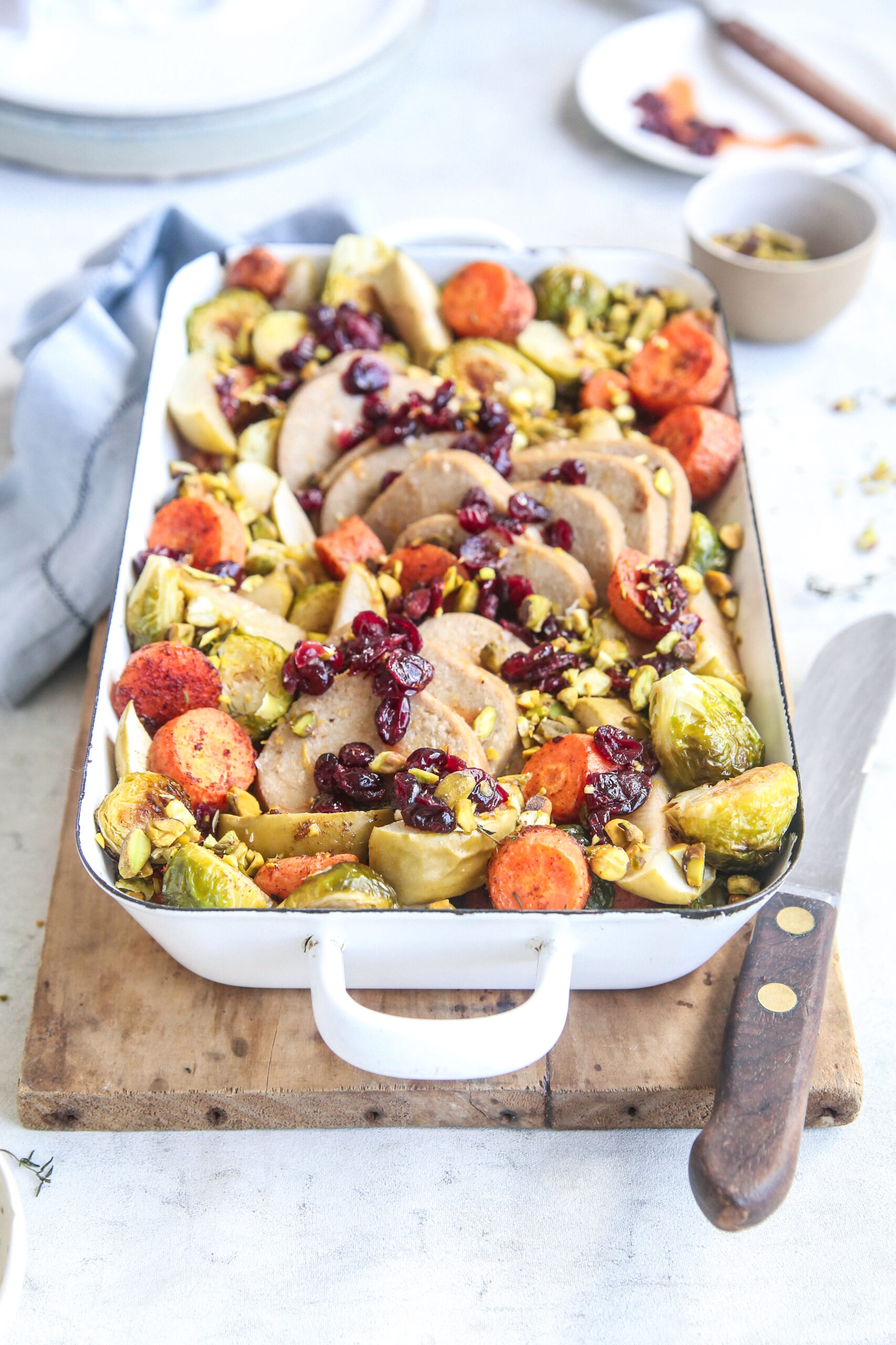 Vegie Roast with Brussel Sprouts